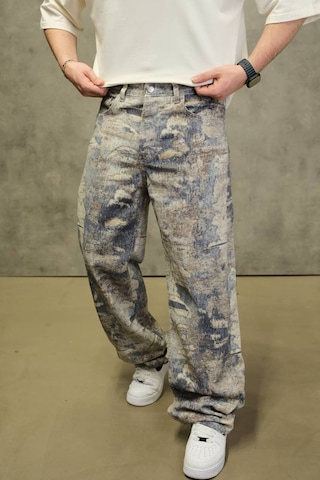 Blue Baggy Jeans Pantolon Mavi