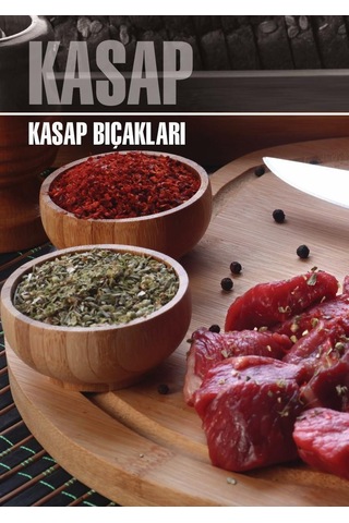 Fibrox Kaymaz Saplı Kasap Bıçağı 14 Cm No.1 Hulusi - Drita Bıçak 36mm X 140mm X 3mm 10151.14 Sıyah Renk