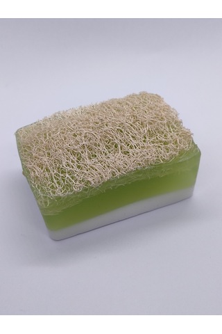 Doğal Kabak Lifli Sütlü Aloe Vera Sabun