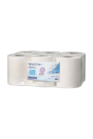 Wanda Soft Hareketli Kağıt Havlu 6 Kg 6'lı Paket - 2 Katlı, 21cm Yaprak Eni - 101m Rulo