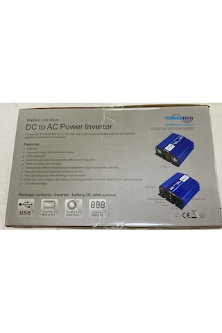 Tommatech İnverter 1500 Watt 24 Volt Modifiye Sinüs