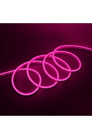 12v Neon Şerit Led Pembe Işık