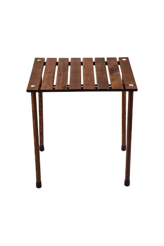 Bag The Joy Ahşap Katlanır Kamp Masası Kahverengi 50 x 50 x 50 CM Kahverengi