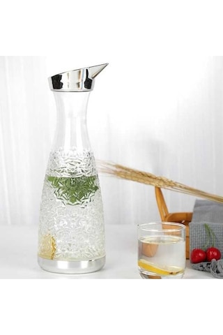 Dancemonkey Elmas Dokulu Meyve Suyu Sürahisi Kırılmaya Dayanıklı Home Suyu Fıçı