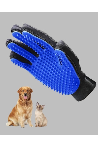 Kedi - 255 - Ve Köpekler İçin Tüy Toplama Eldiveni Yumuşak Silikonlu - Smglobal - Masaj Eldiveni Çok Renkli
