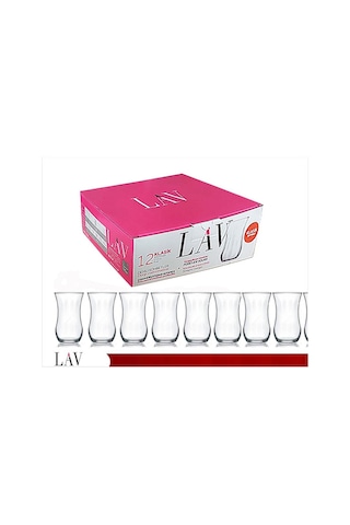 Lav 30020Opt Klasik Çay Bardağı 12'li Lav 30020Opt Klasik Çay Bardağı 12'li