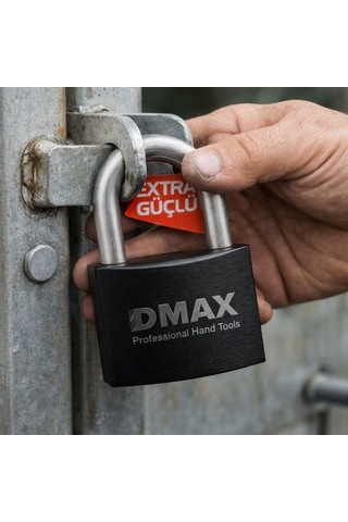 Extra Güçlü Çelik Asma Kilit Profesyonel Güvenlik Kilidi, Heavy Duty Metal Padlock, Dayanıklı Paslanmaya Dirençl