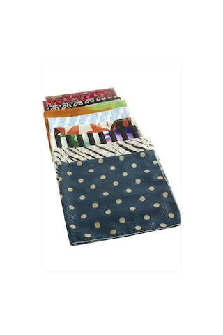 Zero Land Cosmotex 11821267-renkli Karışık Desenli Şifon Fular 50 Cm-renkli Çok Renkli