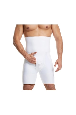 Mistirik Erkek Boxer Korse Beyaz Renk Beyaz