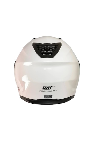 Motosiklet Çene Açılır Kask Güneş Vizörlü Ece 22.06 Sertifikalı New Motor Kaskı V2 Whıte Beyaz