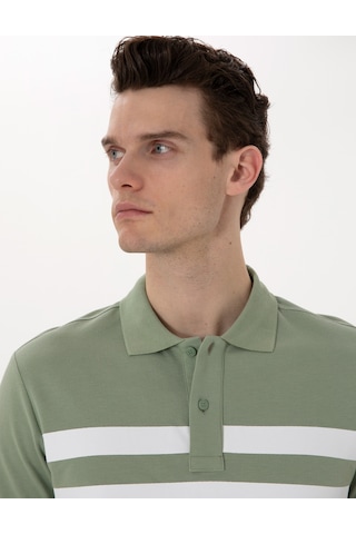 Pierre Cardin Erkek Çağla Tişört 50310154-vr016 Çağla