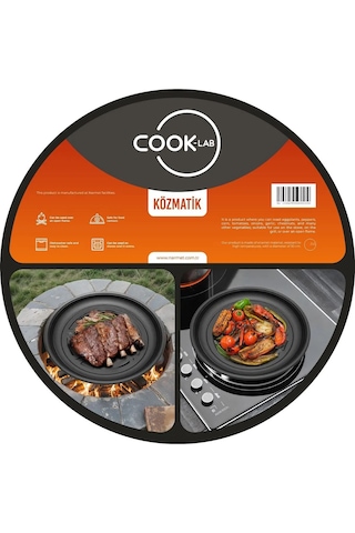 Közmatik Pratik Emaye Közleme Tavası Ocak Ve Mangal Üstü Siyah