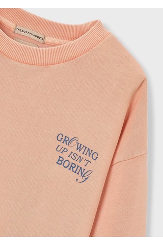 Mayoral Boston Erkek Çocuk İki İplik Sweatshirt Turuncu
