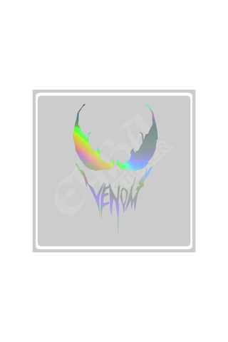 Venom Araba, Motorsiklet, Kask, Laptop,cam Sticker 16x12 Cm Venom Yazılı