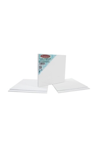 Ktt4S16X17 Artebella (Preslenmiş) Tuval Kompozit 16X17 Cm 4'Lü Se