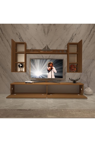Decoraktiv Eko 5d Slm Std Tv Ünitesi Tv Sehpası Ceviz
