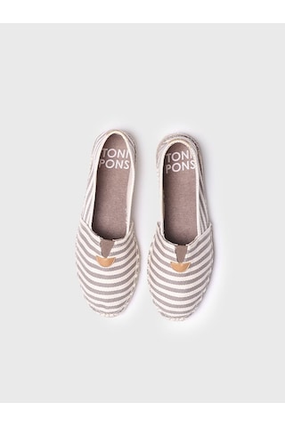 Espadril / Keten Kadın Blanes-dd Toni Pons Taupe Taba