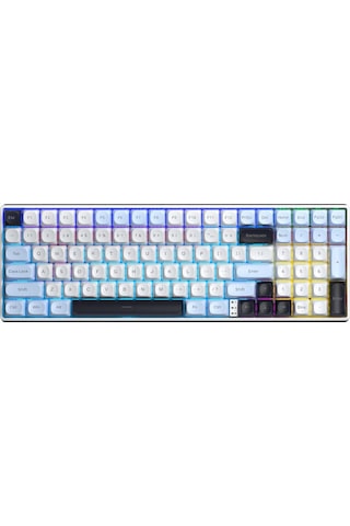 Aula S100 Pro Rgb Mekanik Hot Swap Brown Switch Mavi Kablosuz Gaming Klavye