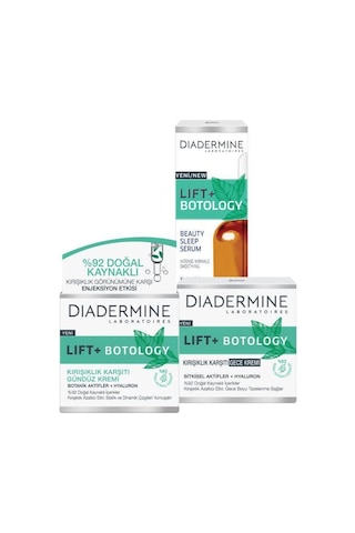 Diadermine Lift+ Botology   Serum 30 Ml + Gündüz Kremi 50 Ml + Gece Kremi 50 Ml