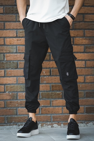 Oksit Bl 2135 Kort Paraşüt Düz İpli Paça Avcı Tactical Kargo Cepli Erkek Eşofman Alt 001