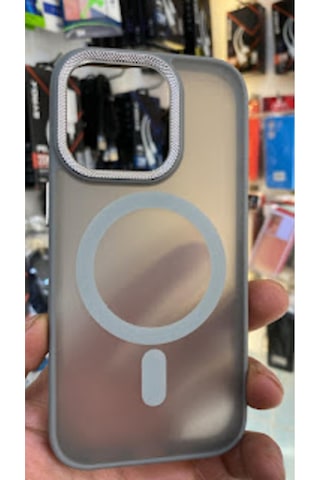 Apple iPhone Uyumlu 16 Pro Kamera Korumalı Mat Magsafe Wireless Şarj Destekli Renkli 45683