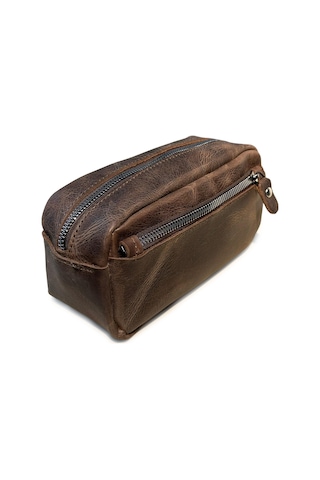 Mft Leather Design Hakiki Deri Erkek Çanta El Portföyü Raven 2501 Kahverengi