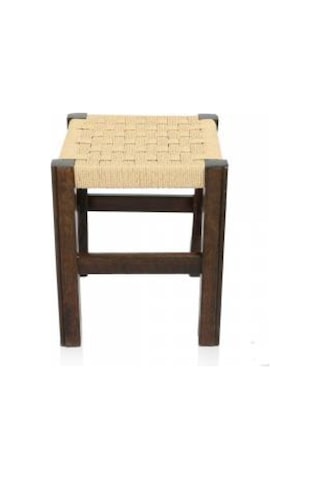 Ahşap Hasır Örgü Tabure 45 Cm. Sitedeki En Uygun Fiyat... (404777647)