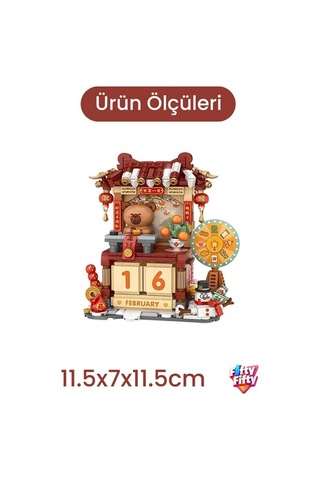 Lz4813 Loz Yeni Yıl Takvimi 631 Parça Block Çok Renkli
