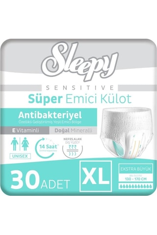 Sleepy Sensitive Emici Külot Xlarge 30 Adet XL