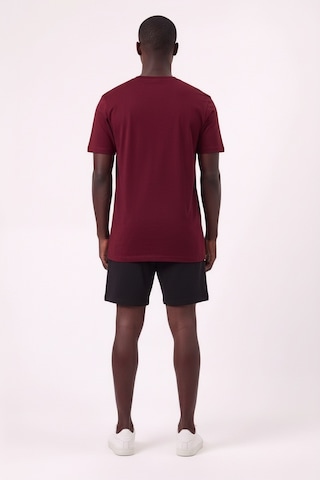 Usa C Bordo Erkek T-shirt 11191 SİYAH