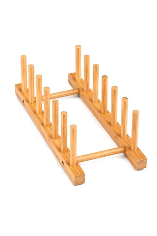 2pcs Bambu - Ahşap Tezgah Üstü Tabaklık - Bulaşıklık 5250 Diğer