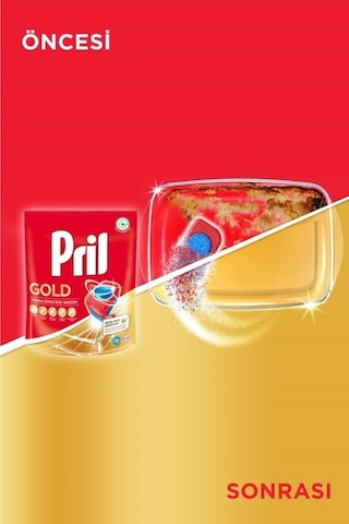 Pril Gold 45 Yıkama Bulaşık Makinesi Deterjanı Tableti