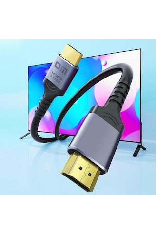 Dm Hı001s 8k/60hz 4k/144hz Hdmı 2.1 Hdr Görüntü Ve Ses Aktarım Kablosu 1.5 Metre