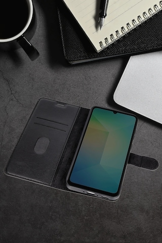Samsung Uyumlu Galaxy A36 Kılıf Kılıf Kapaklı Ve Cüzdanlı Kapak Ryc/trend S Plus Lacivert