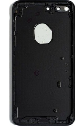 Apple Uyumlu iPhone 7 Plus Jet Black Boş Kasa Arka Kapak Yüksek Kalite