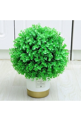T.concept Dekoratif İri Yaprak Top 40 Cm Yeşil