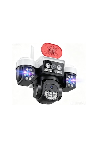 Joysee W3 9mp 3.6mm 2x2.8mm Üç Kamera 19ır+18led Wifi Ptz Kamera