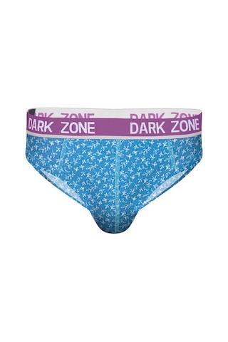 Darkzone Erkek Yaprak Desenli Turkuaz Pamuklu Lastikli Slip Külot