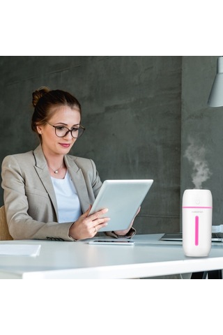 Suofeng F8 Usb Nemlendirici - 320ml Su Tankı, 2 Ateşleme Modu, 8 Saat Kullanım Süresi, Sessiz Çalışma, Beyaz, Ev/ofis/seyahat İçin