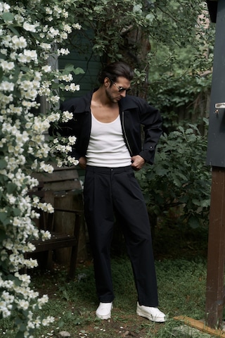 Sergio Düğmeli Siyah Erkek Pantolon Siyah