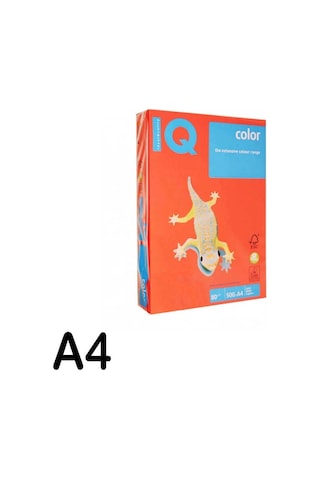 Mondi Fotokopi Kağıdı A4 80 Gr 500'lü Coral Kırmızı