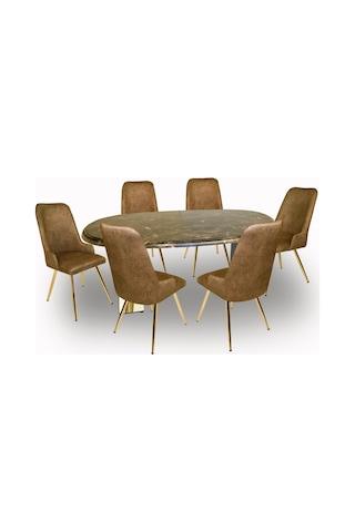 Karanfil Gold Werzalit - Çırağan Gold Masa Takımı 94x146