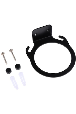 Suntek Saç Kurutma Makinesi Tutucu Alüminyum Havlu Siyah Siyah