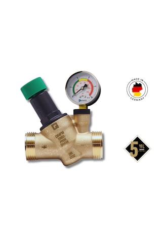 Braukmann Honeywell 3/4" Su Basınç Düşürücü Vana - Manometre Hediyeli - D04fm-3/4a Dn20 - 3/4"