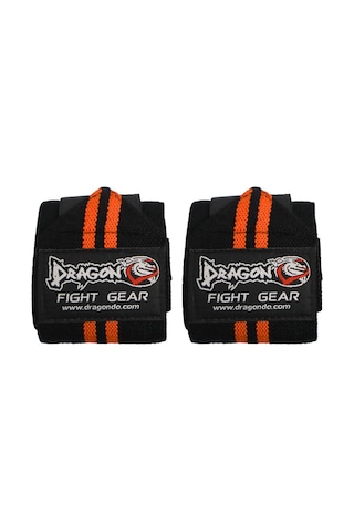 Dragondo 63911 Halter Ve Fitness Bilek Bandajı Yeni Seri Turuncu