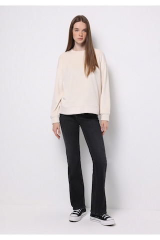Colin's Colins Regular Fit Yuvarlak Yaka Sloganlı Kadın Ekru Sweatshirt Cl1076579 Q1.v2 Ecr Ekru