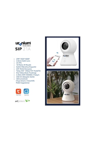 Uranium Sıp-21A 2Mp 2.8Mm 10 Metre Ir Pan&Tılt