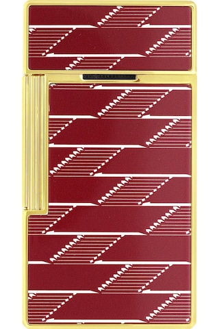 S.t. Dupont Biggy Monogram 1872 Bordo Lake Çakmak 25078 Altın