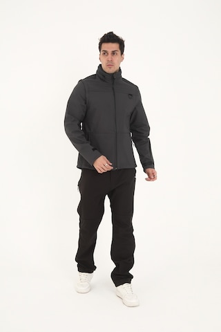 Camp Scoutland Camp460 Outdoor Tactical Softshell Su & Rüzgara Dayanıklı Erkek Taktik Yelek & Mont Antrasit