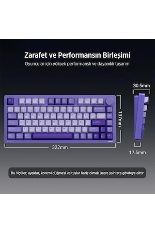 Philips Evnia Spk8618uprh Mekanik Hot Swap Switch Rgb Kablosuz Mor Klavye Spk8618uprh/38